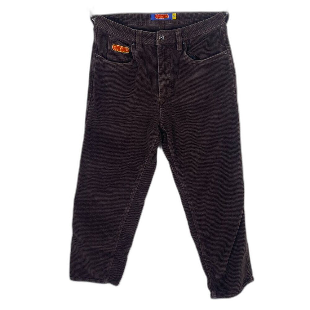 Empyre Brown Corduroy Pants Men's 30x27 Straight Leg Jeans